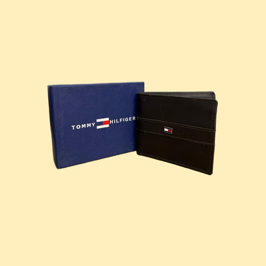 Tommy Hilfiger Wallet -Brown Leather