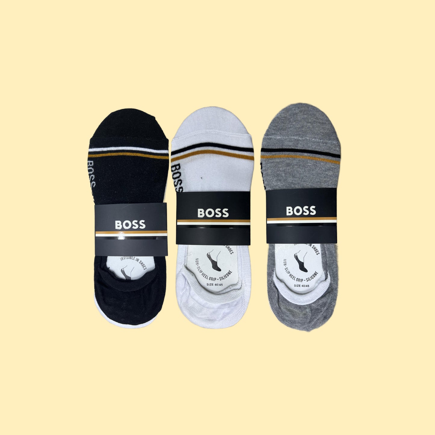 Boss Invisible Socks – Pack of 6